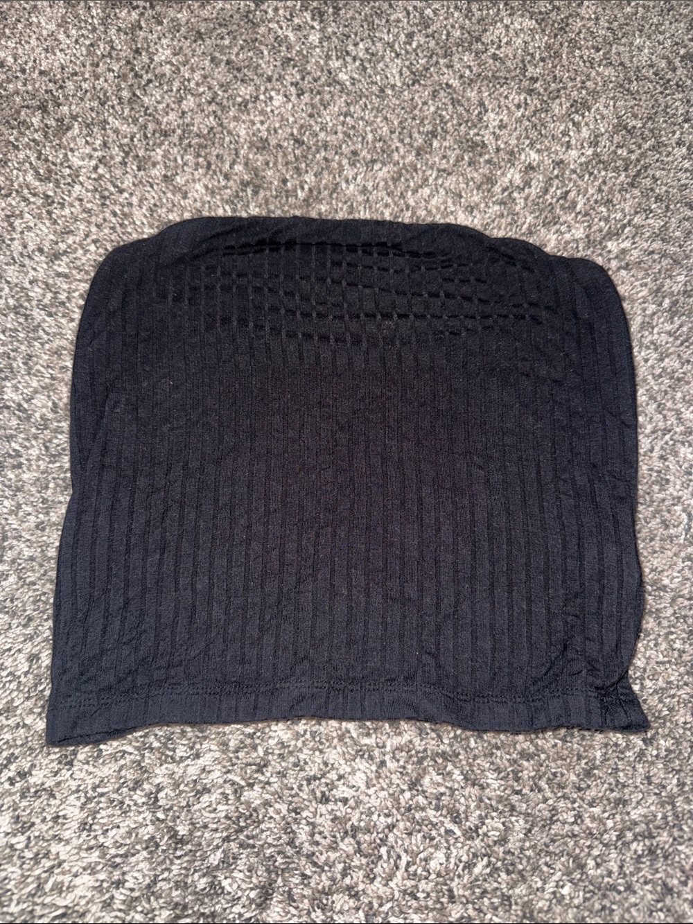 American eagle Black Ribbed Strapless Tube Top